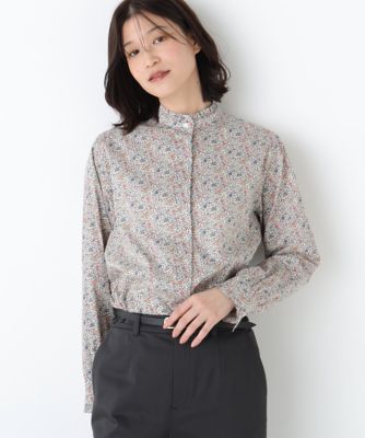 ＜human woman (Women)＞スタンドフリルブラウス（０７７６１１０２１５）