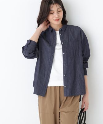 ＜human woman (Women)＞◆ライトオンデニムシャツ（０７７６１１０４１２）