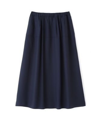 ◇《ウォッシャブル》変形ドットタックギャザースカート