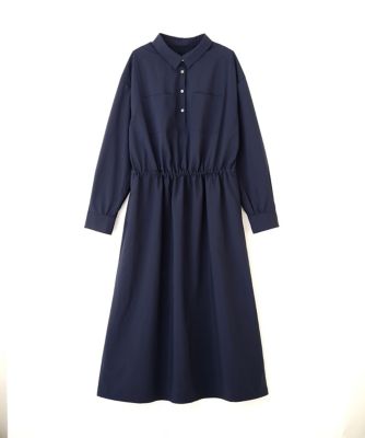 ◇《ウォッシャブル》ドロストシャツワンピース（0776140201