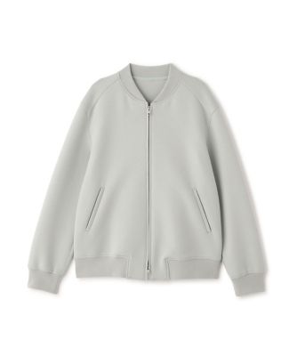 ◆美品◆3万◆パーマネントエイジ◆コットンブルゾン◆白◆シンプル◆ゆったり◆S セール】撥水加工 中綿スタンドオーバージップブルゾン（ブルゾン