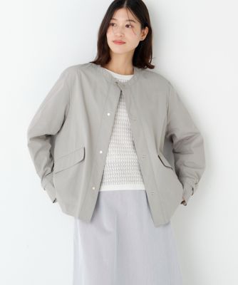 ◇綿ナイロンダンプノーカラージャケット（0776155301