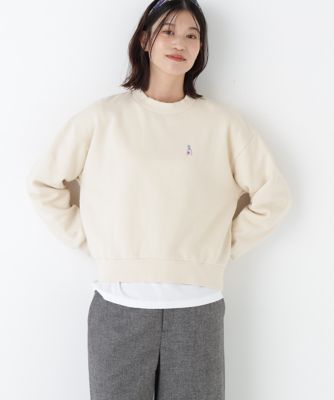 ＜human woman (Women)＞◆モチーフワッペン裏起毛スウェット（０７７６１６０００２）