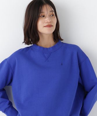 ◇ロゴ刺繍カラースウェット（0776160103） | human woman