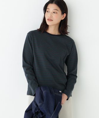 マルチボーダーロンT（0776160105） | human woman (Women