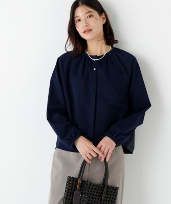 ◇バランサーカットソーギャザーブラウス（0776160311