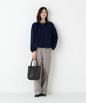 ◇バランサーカットソーギャザーブラウス（0776160311