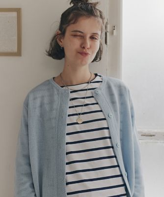 ◇ハイゲージボーダーカットソー（0776160314） | human