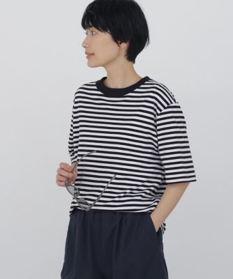 ＜human woman (Women)＞◆ゼロロックボーダーＴシャツ（０７７６１６０４１６）