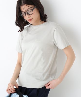 ＜human woman (Women)＞◆Ｂｏｎｎｅ　ｃｈａｎｃｅ　刺繍ロゴＴシャツ（０７７６１６０４１７）