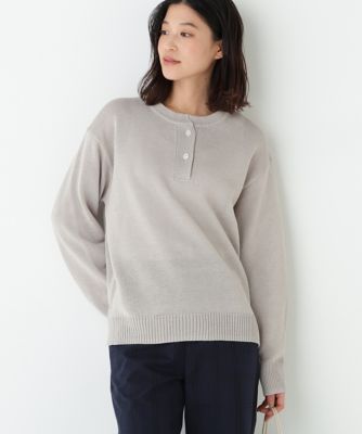 ＜human woman (Women)＞◆≪ウォッシャブル≫ミドルゲージギマスキッパープルオーバー（０７７６１７０３１１）