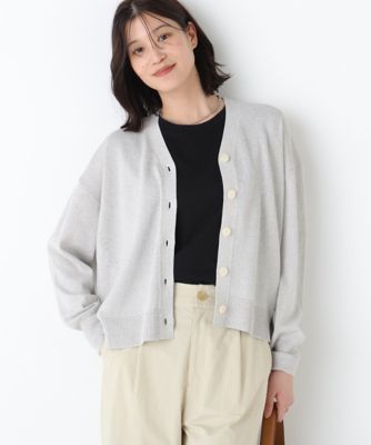 ＜human woman (Women)＞◆ペーパーヤーンＶネックカーディガン（０７７６１７０４００）