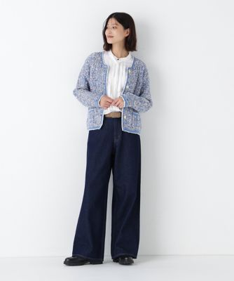 ◇ツィードニットJK（0776175100） | human woman (Women