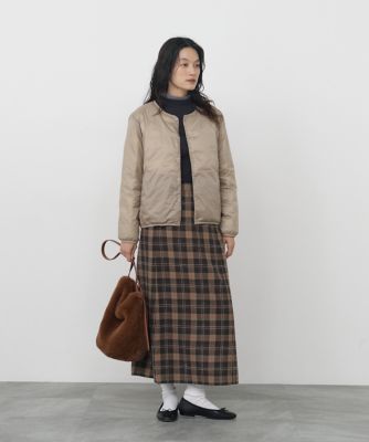 ◇リファインチェックスカート（0776220923） | human woman