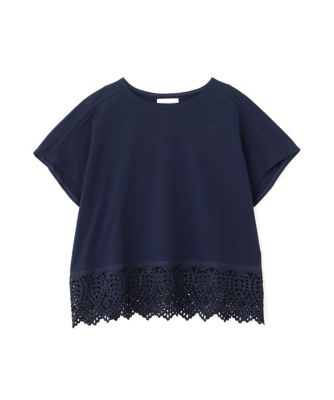 ◇《洗える》 レースカットソー（0776260702） | human