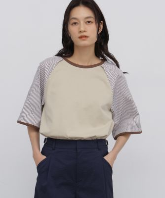 ◇ラグランスリーブリンガーTシャツ（0776260823） | human