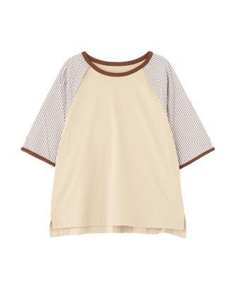 ◇ラグランスリーブリンガーTシャツ（0776260823） | human
