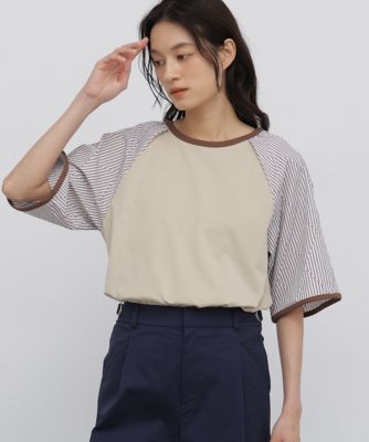 ◇ラグランスリーブリンガーTシャツ（0776260823） | human