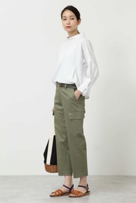 ストライプスタンドカラーブラウス◆（０７７８１１０３０４）