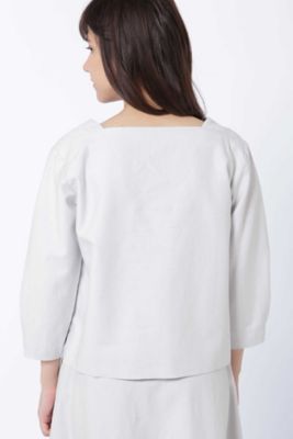 バックサテンキーネックプルオーバー◆（０７７８１１０３０７）