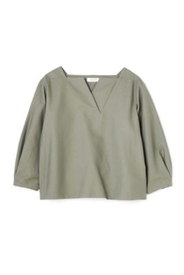 バックサテンキーネックプルオーバー◆（０７７８１１０３０７）