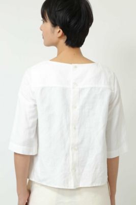 ≪Ｊａｐａｎ　ｃｏｕｔｕｒｅ≫　胸ポケット付きクルーネック（０７７８１１０４０９）
