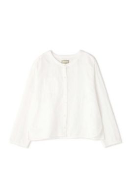 ≪Ｊａｐａｎ　ｃｏｕｔｕｒｅ≫コットンパイルクロスブラウス（０７７８１１０４１１）