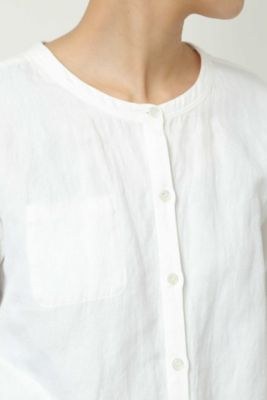 ≪Ｊａｐａｎ　ｃｏｕｔｕｒｅ≫コットンパイルクロスブラウス（０７７８１１０４１１）
