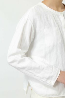 ≪Ｊａｐａｎ　ｃｏｕｔｕｒｅ≫コットンパイルクロスブラウス（０７７８１１０４１１）