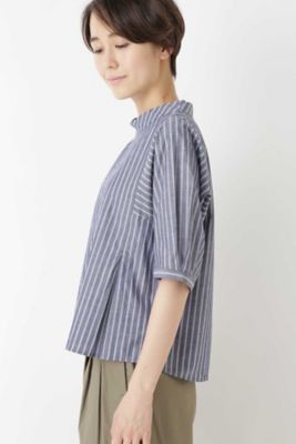 ストライプブラウス（０７７８１１０５１５）
