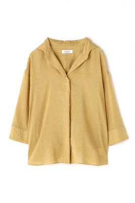 麻ポリエステル比翼シャツ（０７７８１１０６０５）
