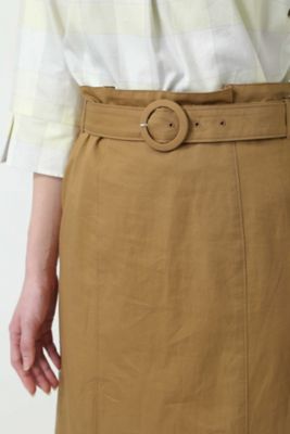 ◆綿キュプラチノＩラインスカート（０７７８１２０４０４）