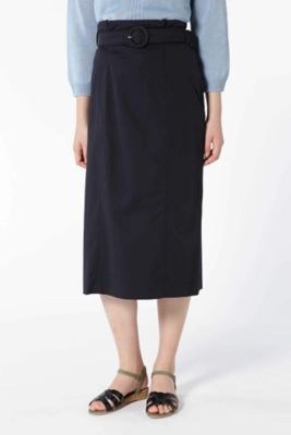◆綿キュプラチノＩラインスカート（０７７８１２０４０４）