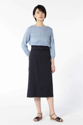 ◆綿キュプラチノＩラインスカート（０７７８１２０４０４）