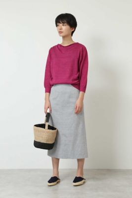 ≪Ｊａｐａｎ　ｃｏｕｔｕｒｅ≫　ウエストタックスカート（０７７８１２０４０５）