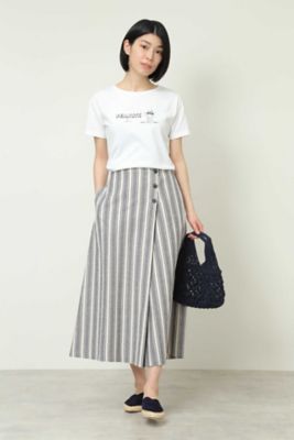 ◆デッキストライプスカート（０７７８１２０５０３）