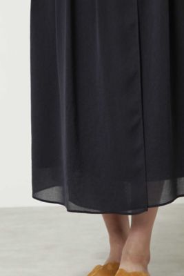 楊柳ラップロングスカート（０７７８１２０５０５）