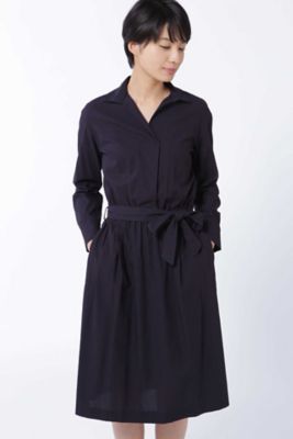 サッシュベルト付きウエストゴムワンピース◆（０７７８１４０２００）