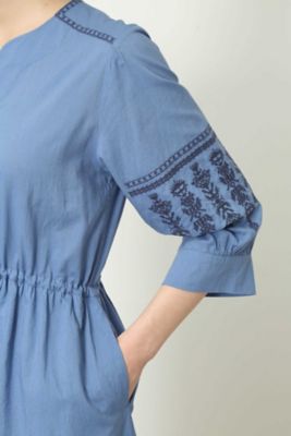 インドクロスステッチ刺繍ワンピース（０７７８１４０５００）
