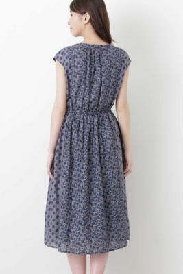 ［洗える］綿シルクインドプリントワンピース（０７７８１４０６００）