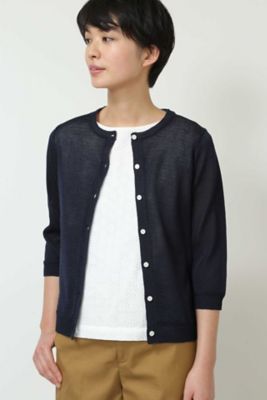 クルーネックカーディガン（０７７８１７０４０５）