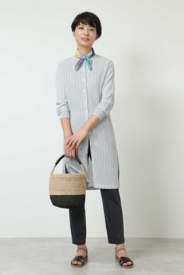 ◆ストライプ柄ロング羽織（０７７８１７０４０９）