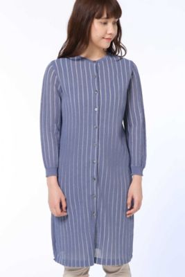 ◆ストライプ柄ロング羽織（０７７８１７０４０９）