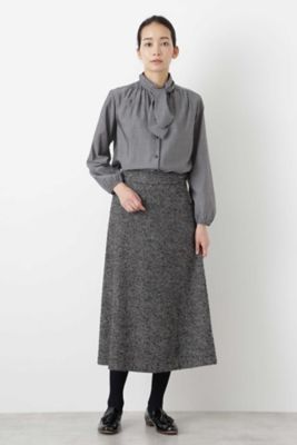 ≪Ｊａｐａｎ　ｃｏｕｔｕｒｅ≫キュプラコットンリボンタイブラウス（０７７８２１００１１）