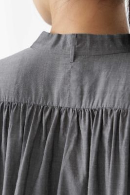 ≪Ｊａｐａｎ　ｃｏｕｔｕｒｅ≫キュプラコットンリボンタイブラウス（０７７８２１００１１）