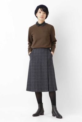≪Ｊａｐａｎ　ｃｏｕｔｕｒｅ≫ウールジャージー衿取り外しブラウス（０７７８２１０１０４）