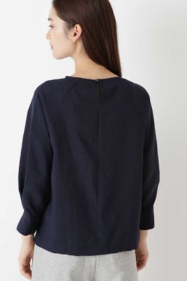 《ａｒｒｉｖｅ　ｐａｒｉｓ》袖タックブラウス（０７７８２１０５０６）