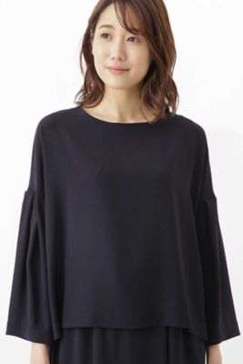 《ａｒｒｉｖｅ　ｐａｒｉｓ》バックサテン　ブラウス（０７７８２１０５０７）