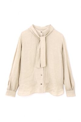 ［ＷＥＢ限定商品］リネンボウタイブラウス（０７７８２１０６０７）