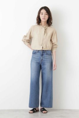 ［ＷＥＢ限定商品］リネンボウタイブラウス（０７７８２１０６０７）